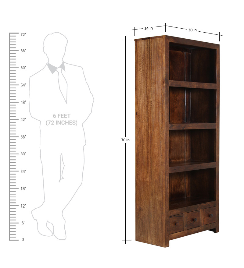Onknel Book Shelf in Provincial Teak Finish